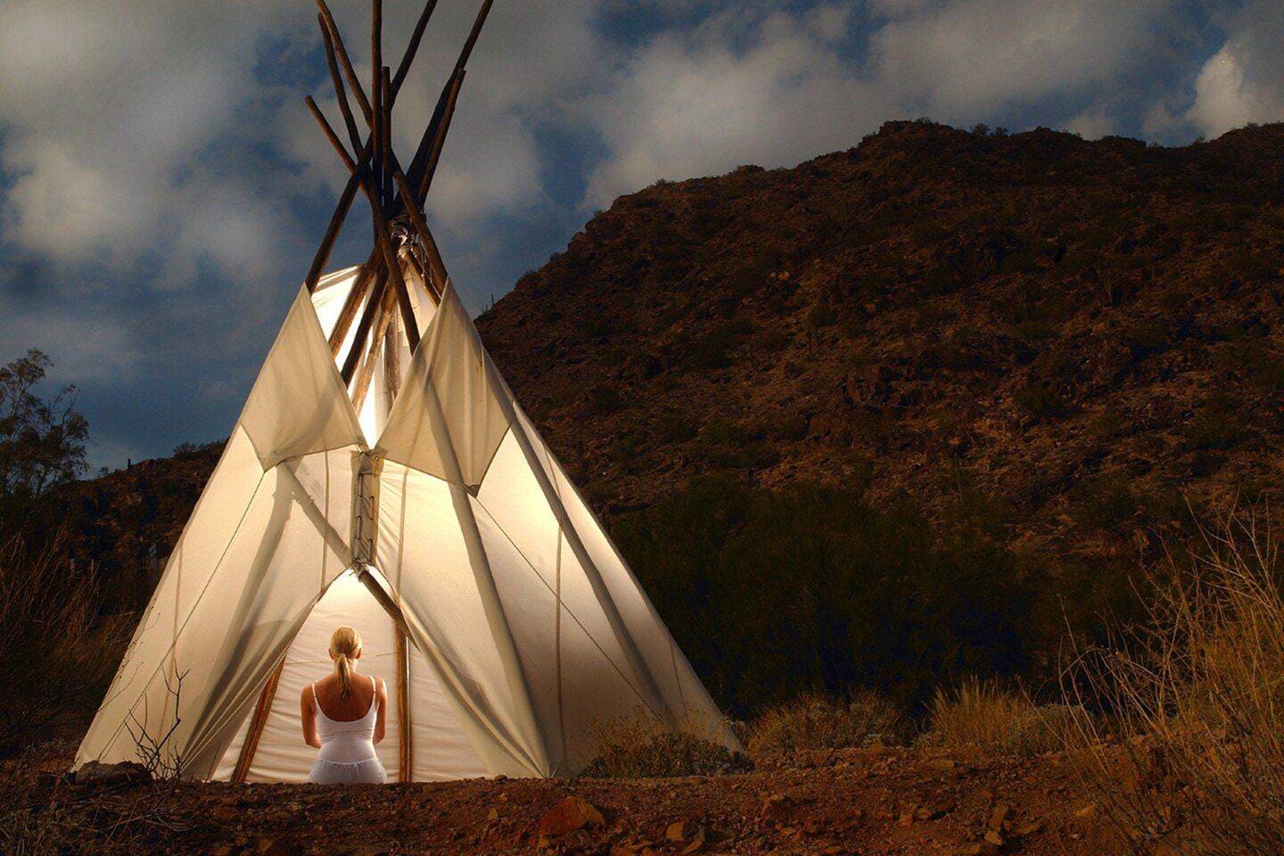 Camelback Inn Resort & Spa meditation teepee